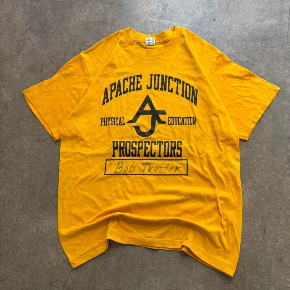 Vintage 80's Champion Apache Junction Arizona Physical Education‎ HS Shirt